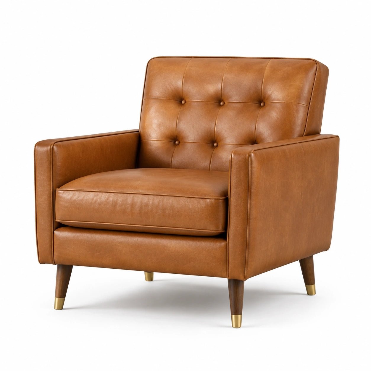 Sessel Leder Braun
